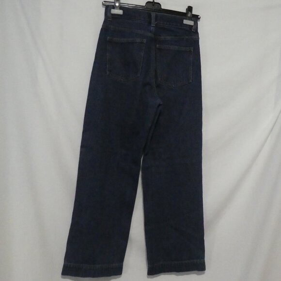 OAT + FORT | size 25 | 100% Cotton | Dark Blue Denim Jeans - Picture 2 of 16